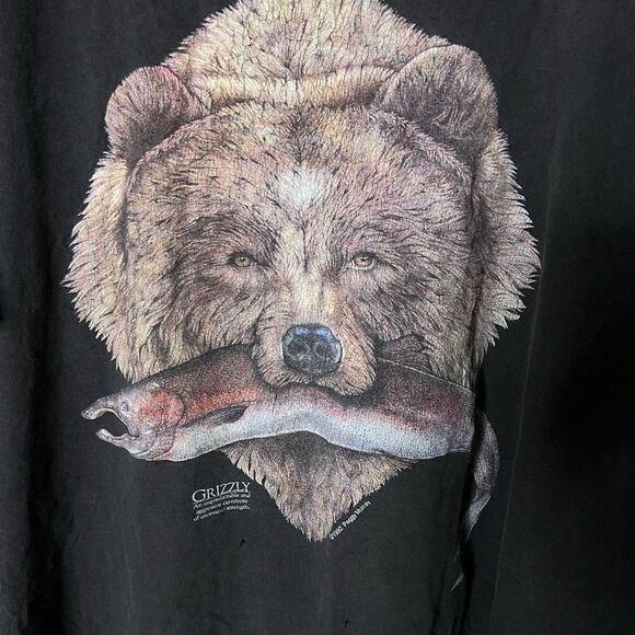 VTG 1992 Grizzly Bear Peggy Murray T Shirt XXL - Picture 2 of 5